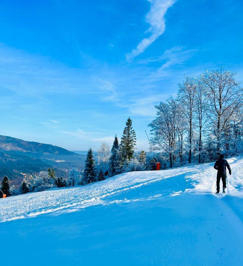 Szczyrkowskie Ski & Fun 18 - Z Widokiem Na Gory Esterno foto